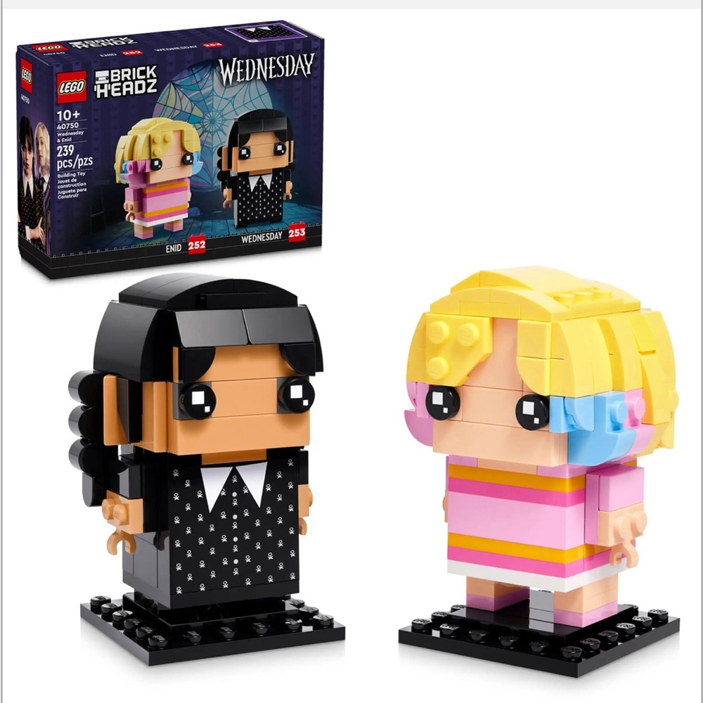 LEGO® BrickHeadz™ Wednesday & Enid #40750 NEW in Sealed Box - Picture 2 of 4